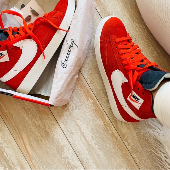 NWT Nike blazer mid rebel red - Picture 2 of 8